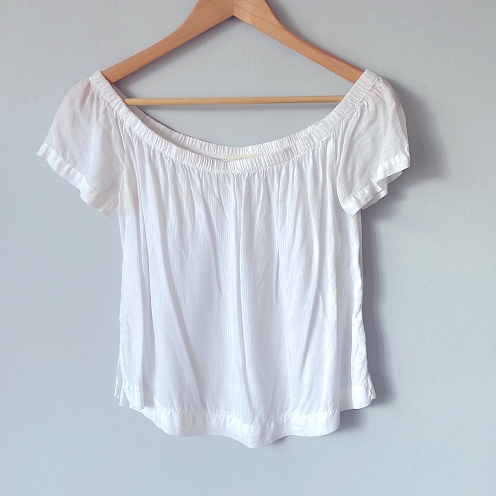 Adorable Bella Dahl Off The Shoulder Flowy Top